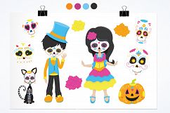 Sugar Skull Kids graphics and illustrations Product Image 2