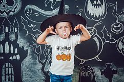 Halloween Kids T-Shirt Mock-Up Product Image 16