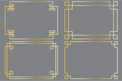 Silver &amp; Gold 5&quot; x 7&quot; Fretwork Frames Product Image 3