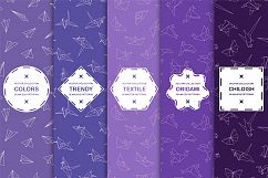 Creative seamless origami patterns Product Image 1