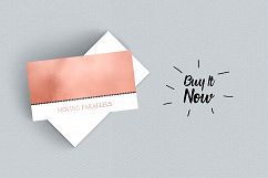 Rose Gold Foil Marble Business Card Product Image 6