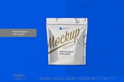 Matte Doypack With Zipper Product Image 2