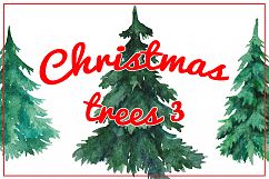 Watercolor Christmas trees 3 Product Image 1