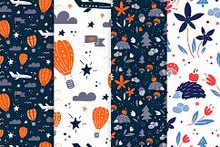 Meadow - 50 vector seamless patterns Product Image 2