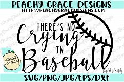 No Crying in Baseball SVG Product Image 1