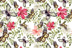 14 Hand drawn watercolor patterns Product Image 9