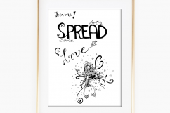 Spread Love Quote Ink Set Product Image 3