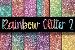 Rainbow Glitter Digital Paper Textures 2 Product Image 1