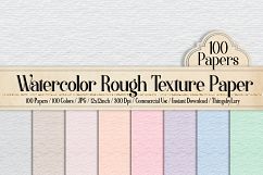100 Watercolor Rough Texture Papers Product Image 1