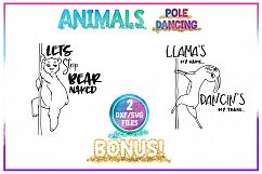 Clipart, Sublimation, Funny Animal,Pole Dancing, Unicorn Product Image 3