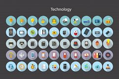 Flat Icons Technology Set Product Image 5
