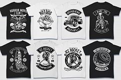 200 Vector Tshirt Designs B/W Concept Product Image 13