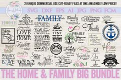 Home &amp; Family Big Bundle of 31 SVG Cut Files Product Image 1