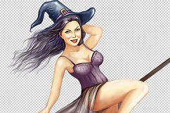 Halloween witch Pin up girl Product Image 3