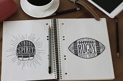 Football and Rugby Emblems Bundle Product Image 2