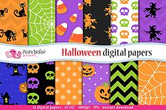 Halloween Digital Paper Product Image 1
