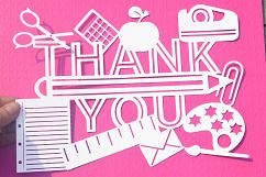 Teacher Thank you SVG / DXF / EPS Files Product Image 2