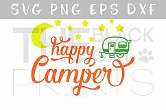 Happy Camper SVG PNG EPS DXF Product Image 4