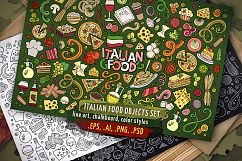 Italian Food Objects &amp; Symbols Set Product Image 1