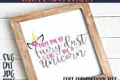 Unicorn SVG, Fairydust Svg, PNG, Cricut Silhouette, JPG  Product Image 1