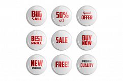 Sale Badges. 3 Colors Product Image 2