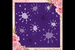 100 Seamless Splash Paint Pattern Digital Papers Product Image 2