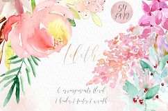 Lilith. Watercolor clipart Product Image 2