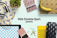 Polls Extreme Sport – 56 seamless patterns Product Image 5