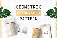 Geometric Luxurygold Pattern Product Image 1