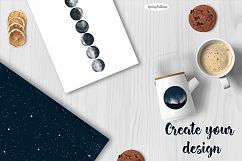 Moon Phases and ConstellatiDigital art High quality clipart Product Image 4