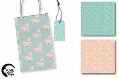 Baby Llama Nursery vector surface patterns  AMB-2267 Product Image 2