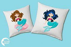 Mermaid Princess clipart, graphics, illustrations AMB-818 Product Image 5