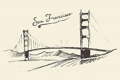 Golden Gate Bridge in San Francisco Product Image 1