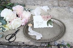 Vintage peony wedding mockups &amp; stock photo bundle Product Image 10