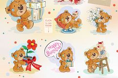 Lovely teddy bears. Happy Birthday. Product Image 4