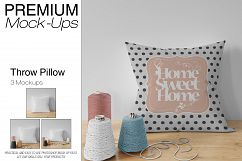 Throw Pillow Mockup Set Product Image 1