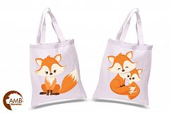 Den of Foxes clipart, graphics, illustrations AMB-1346 Product Image 2