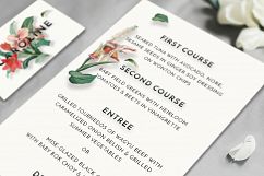 Modern Vintage Floral Wedding Invitation Suite Product Image 4