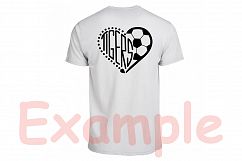 Tigers Sport Heart SVG School Spirit football 975s Product Image 4