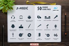 Glyph Music Icons Set Product Image 3