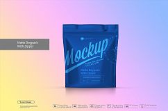 Matte Doypack With Zipper Product Image 3