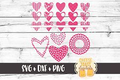 Monogram Heart Bundle - Heart SVG - Valentine&#039;s Day SVG Product Image 1