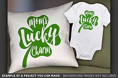 Mom&#039;s Lucky Charm SVG - Kids St. Patricks Day Shirt - 1068 Product Image 2