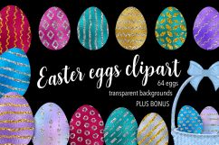 Easter Eggs Clipart Product Image 1