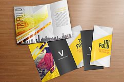 Realistic Trifold Brochure Mockups Product Image 1