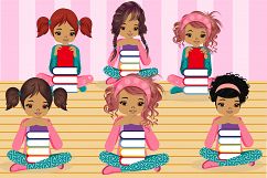 Alice back to school clipart, Alice back to school graphics Product Image 4