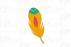 Tribal clip art collection, BOHO clip art, Bohemian dreamcatcher, feathers, arrows, tipi, bull skull. Svg, eps, dxf, png AI vector files Product Image 16
