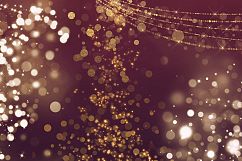 Gold Bokeh Overlays Product Image 2