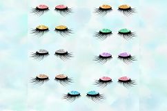 Lips &amp; Lashes Clipart Product Image 3