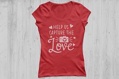 Help us capture the love SVG, Camera svg, Wedding svg, Wedding Camera svg, wedding Sign svg, silhouette cricut file, svg, dxf, eps, png, pdf Product Image 2